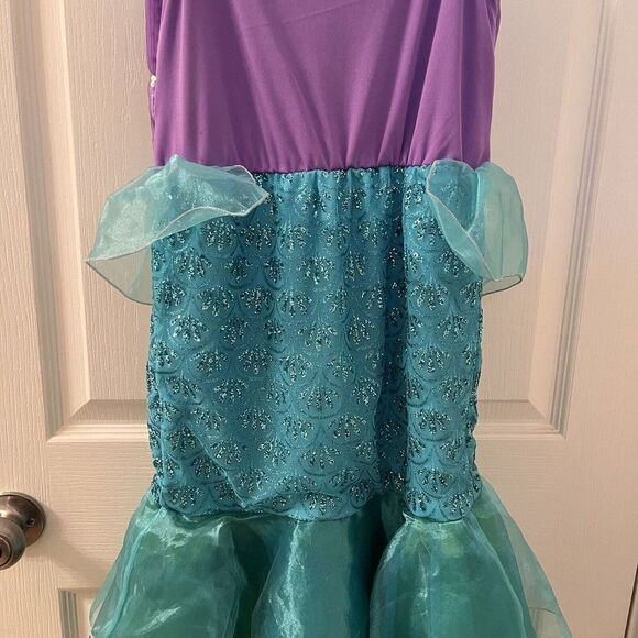 Disney Castle Collection Ariel The Little Mermaid Dress Costume Girls Size 7-8 - Picture 13 of 16